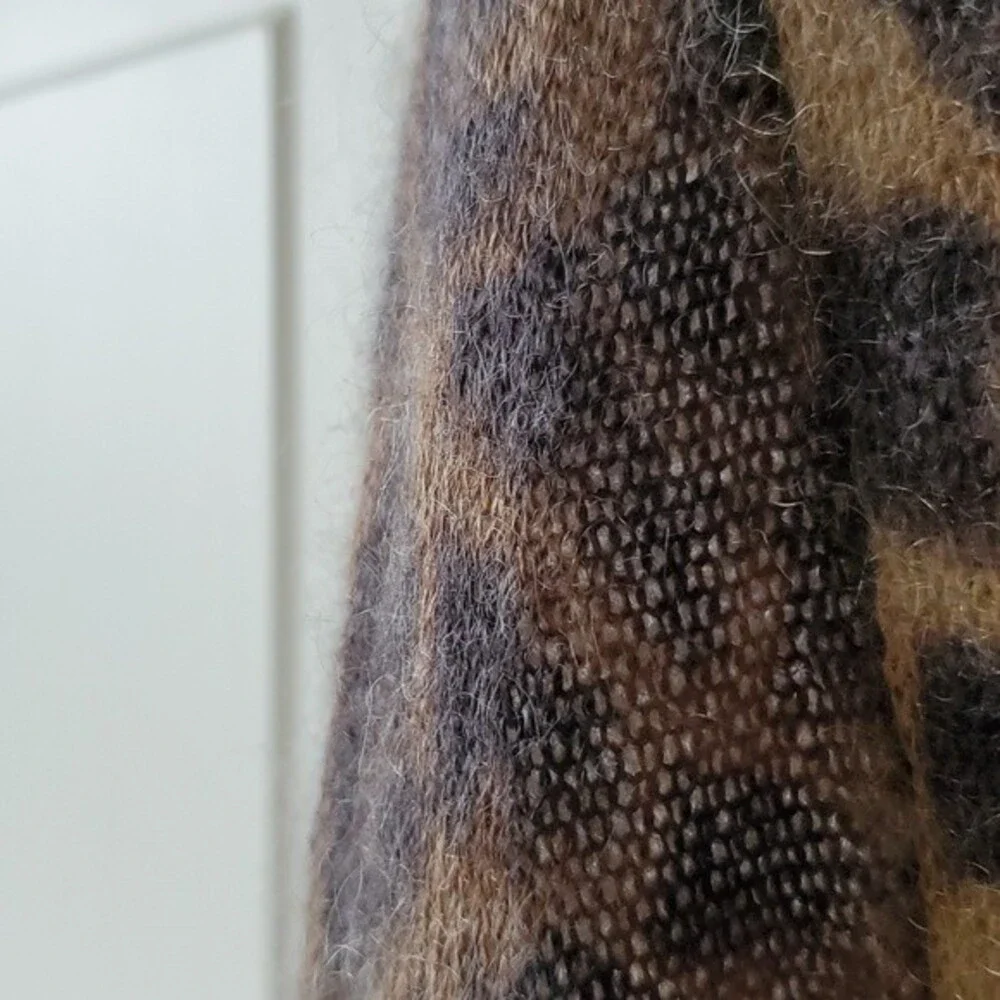 J. CREW LEOPARD WOOL SWEATER DRESS ANIMAL PRINT SIZE SMALL MOBWIFE COSTUME - Picture 9 of 12